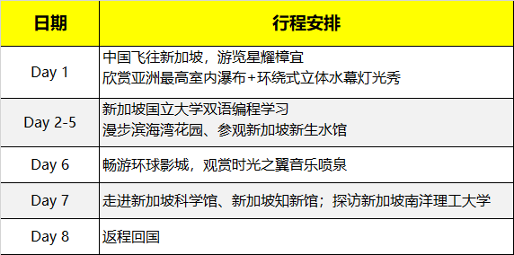 2020寒假新加坡國立大學(xué)人工智能科技研學(xué)營報名開啟！